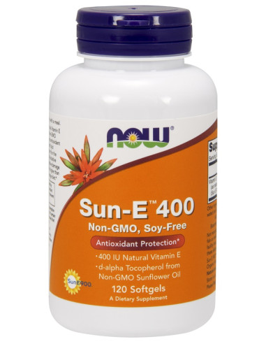 Sun-E, 400 IU - 120 softgels | NOW Foods