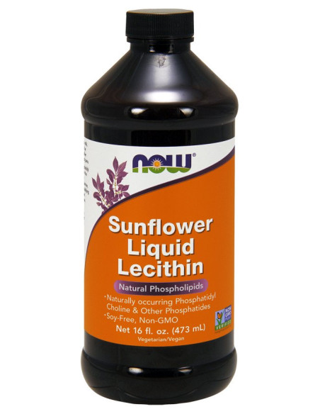 Sunflower Lecithin, Liquid - 473 ml. | NOW Foods
