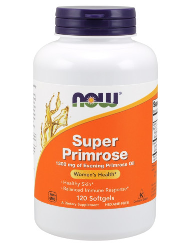 Super Primrose, 1300mg - 120 softgels | NOW Foods