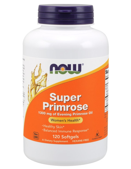 Super Primrose, 1300mg - 120 softgels | NOW Foods