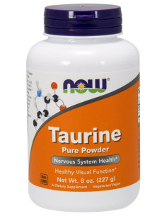 Taurine, Pure Powder - 227g | NOW Foods
