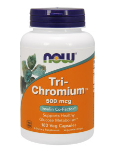 Tri-Chromium, 500mcg - 180 vcaps | NOW Foods