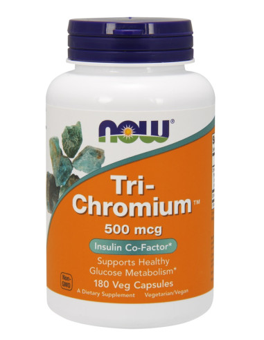 Tri-Chromium, 500mcg - 180 vcaps | NOW Foods