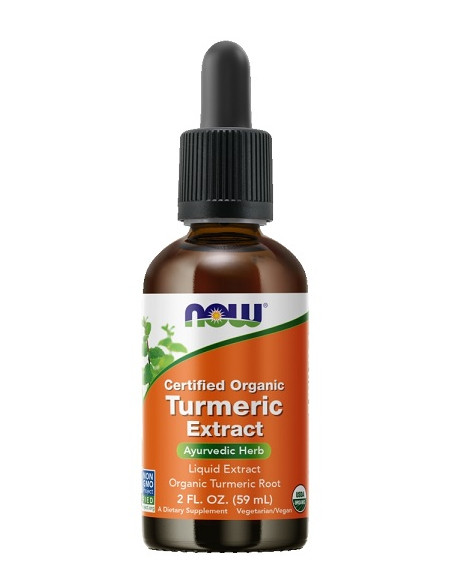 Turmeric Extract Liquid, Organic - 59 ml. | NOW Foods