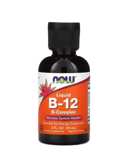 Vitamin B-12 Liquid B-Complex - 59 ml. | NOW Foods