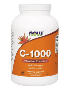 Vitamin C-1000 with 100mg Bioflavonoids - 500 vcaps | NOW...