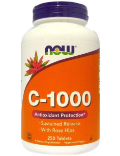 Vitamin C-1000 with Rose Hips - Sustained Release - 250...