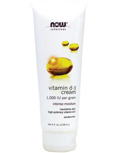 Vitamin D-3 Cream - 118 ml. | NOW Foods