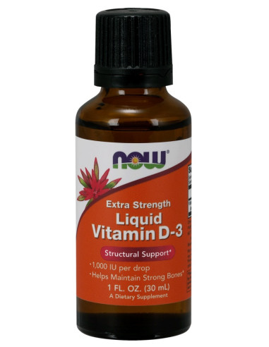 Vitamin D-3 Liquid, 1000 IU (Extra Strength) -...