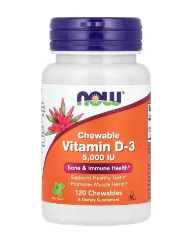 Vitamin D-3, 5000 IU (Chewable) - 120 chewables...