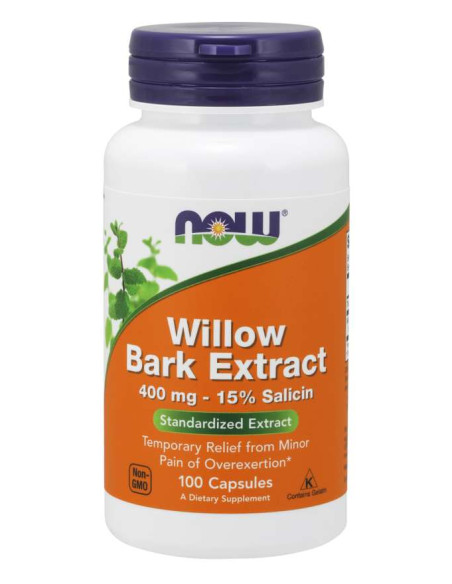 Willow Bark Extract, 400mg - 100 caps | NOW Foods