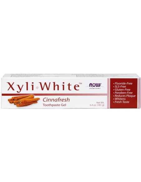 XyliWhite, Cinnafresh Toothpaste Gel - 181g | NOW Foods