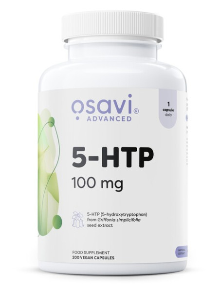 5-HTP, 100mg - 200 vegan caps | Osavi