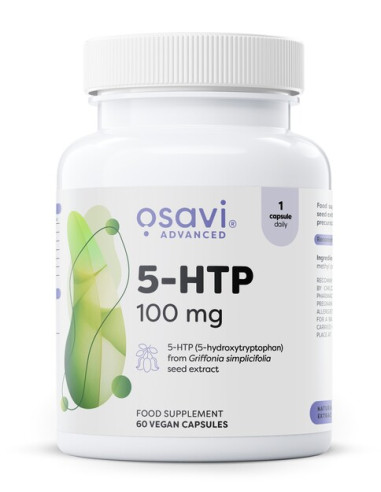 5-HTP, 100mg - 60 vegan caps | Osavi