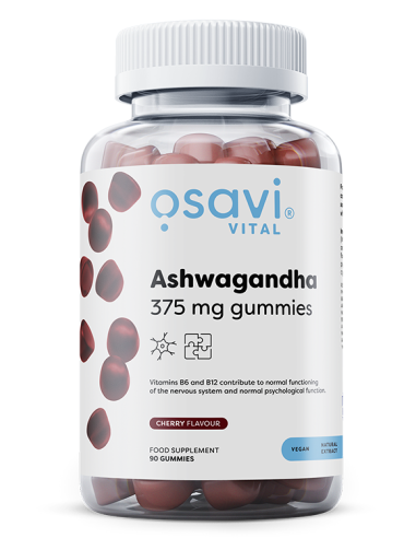Ashwagandha 375mg Gummies, Cherry - 90 gummies...
