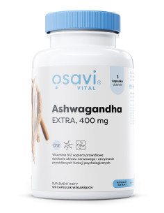 Ashwagandha Extra (Vital), 400mg - 120 vegan caps | Osavi