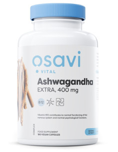 Ashwagandha Extra, 400mg - 180 vegan caps | Osavi