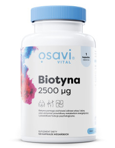 Biotyna, 2500mcg - 120 vegan caps | Osavi