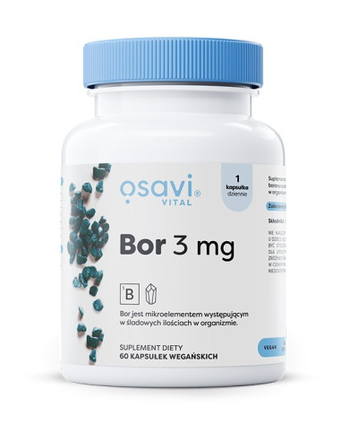 Bor, 3mg - 60 vegan caps | Osavi