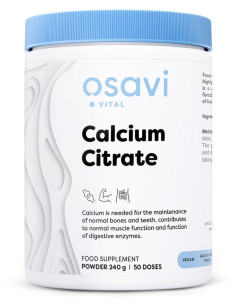 Calcium Citrate, Powder - 240g | Osavi