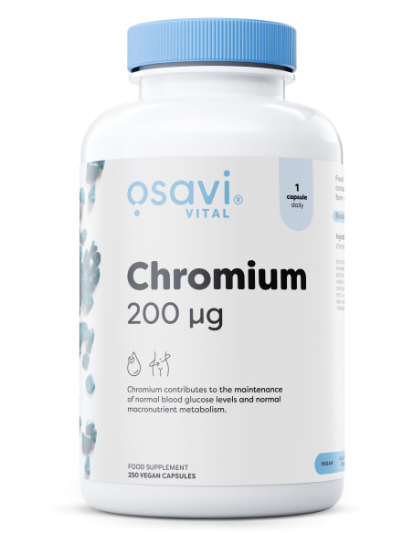 Chromium, 200mcg - 250 vegan caps | Osavi