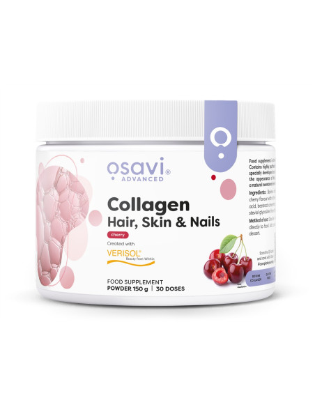 Collagen Peptides (Hair Skin & Nails), Cherry - 150g | Osavi