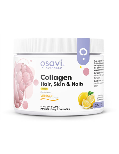 Collagen Peptides (Hair Skin & Nails), Lemon - 150g | Osavi