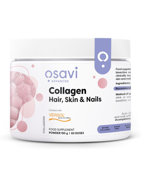 Collagen Peptides (Hair, Skin & Nails), Unflavoured - 150g | Osavi