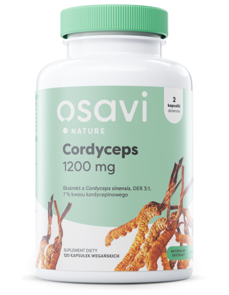 Cordyceps (Nature), 1200mg - 120 vegan caps  | Osavi