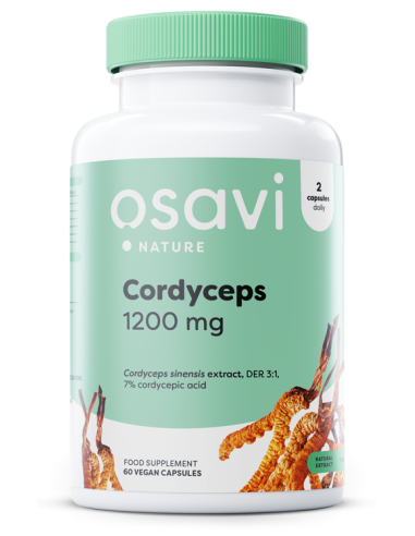 Cordyceps, 1200mg - 60 vegan caps | Osavi