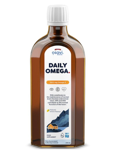 Daily Omega, 1600mg Omega 3 (Natural Lemon) -...