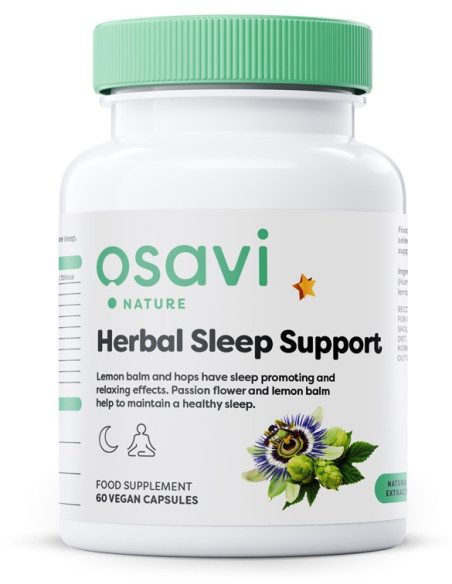 Herbal Sleep Support (Melatonin Free) - 60 vegan caps | Osavi