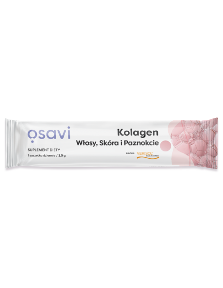 Kolagen (Włosy, Skóra i Paznokcie), Naturalny - 2.5g (1 serving) | Osavi