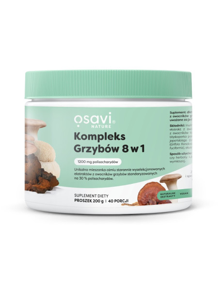 Kompleks Grzybów 8 w 1 - 200g | Osavi