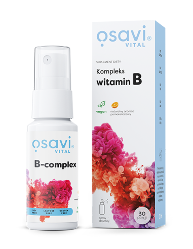 Kompleks Witamin B Spray Doustny, Pomarańcza -...
