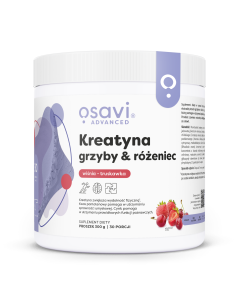Kreatyna, Grzyby & Różeniec, Wiśnia Truskawka - 300g | Osavi