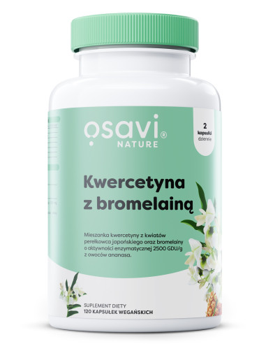 Kwercetyna z Bromelainą - 120 vegan caps | Osavi
