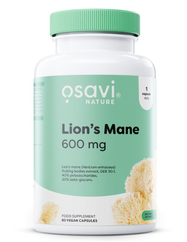 Lion's Mane, 600mg - 60 vegan caps | Osavi