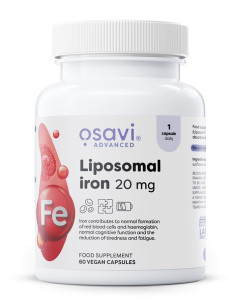 Liposomal Iron, 20mg - 60 vegan caps | Osavi