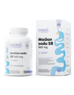 Maślan sodu SR, 960mg - 120 vegan capsules | Osavi