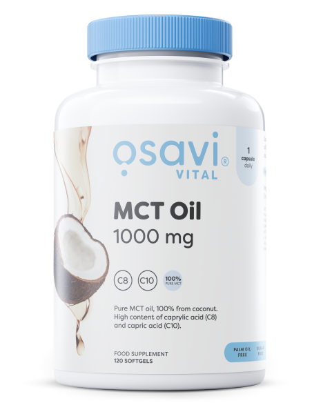MCT Oil, 1000mg - 120 softgels | Osavi