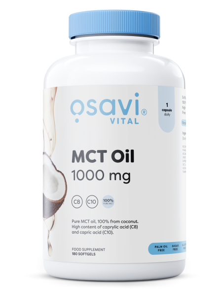 MCT Oil, 1000mg - 180 softgels | Osavi