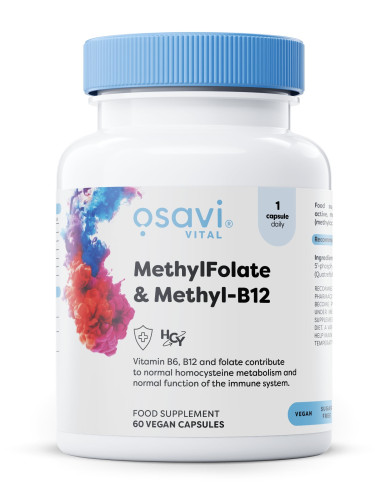 MethylFolate & Methyl-B12 - 60 vegan caps | Osavi