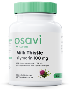 Milk Thistle, Silymarin 100mg - 60 vegan caps  | Osavi