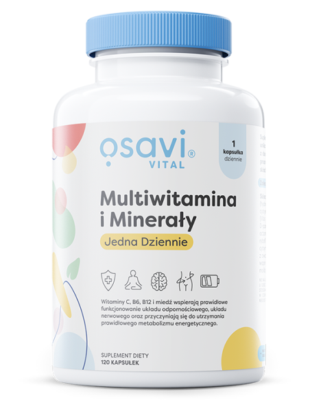 Multiwitamina i Minerały Jedna Dziennie - 120 caps | Osavi