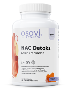 NAC Detoks, Selen i Molibden - 120 vegan caps | Osavi