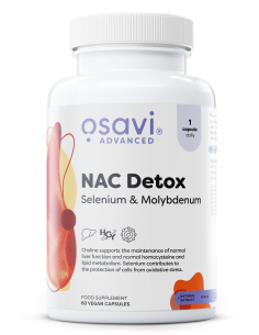 NAC Detox, Selenium & Molybdenum - 60 vegan caps | Osavi