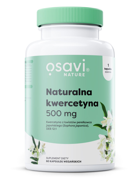 Naturalna Kwercetyna, 500mg - 60 vegan caps | Osavi