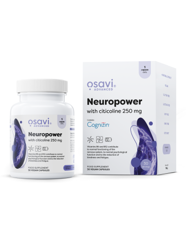 Neuropower with Citicoline, 250mg - 30 vegan...