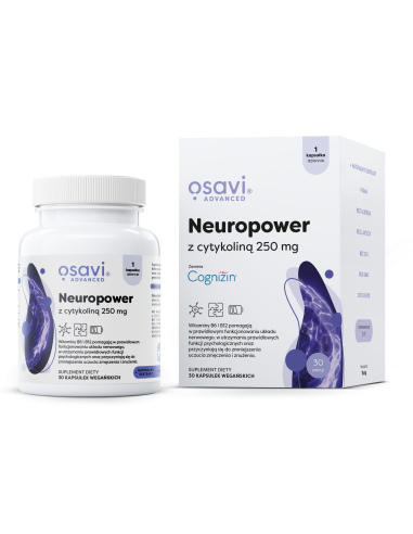 Neuropower z Cytykoliną, 250mg - 30 vegan caps...